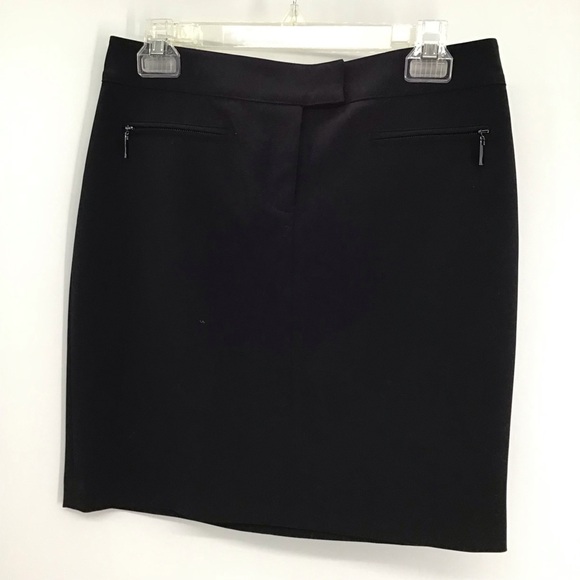 Cache Women’s Classic Mini Skirt Black Career Business Casual NWT Size 2 - Picture 1 of 7